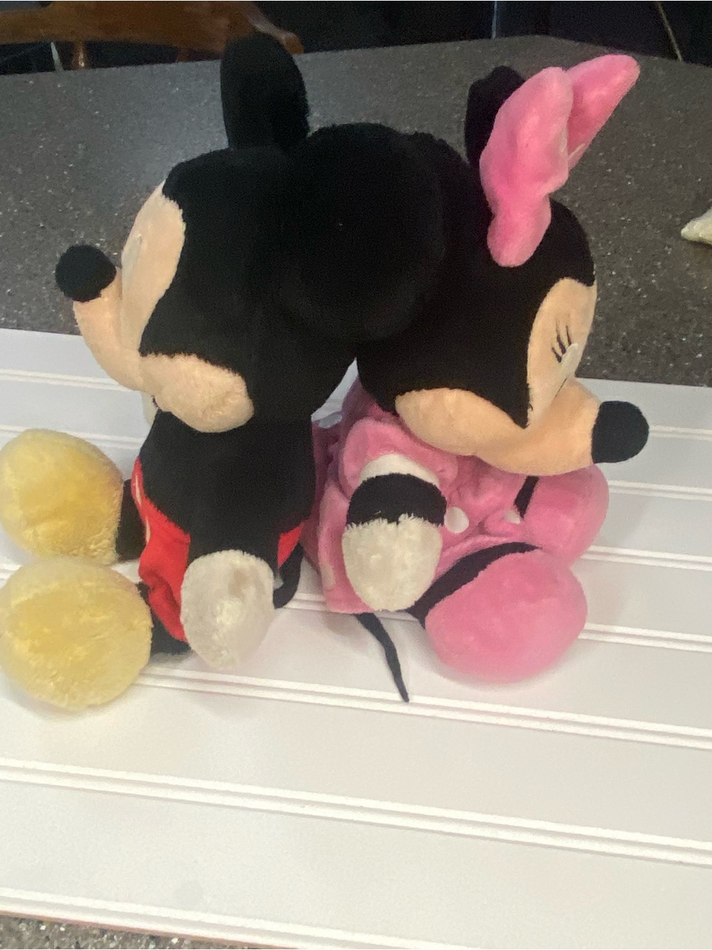 Disney Mickey & Minnie small Plush Pair - Black, Pink, Yellow Disney pals